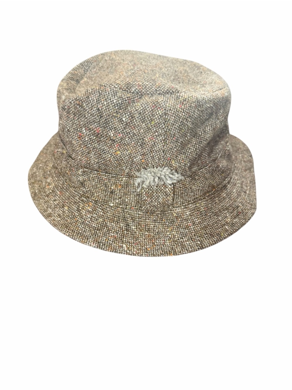 Orvis Men’s Brown Tweed Bucket Hat with Pure Wool L